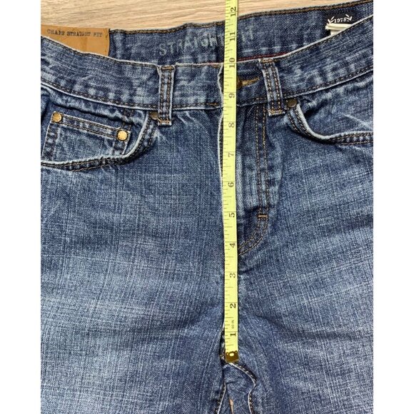 Chaps 1978 Demin Mens Straight Fit Jeans Cotton Medium Wash Size 30x32 - Picture 10 of 14